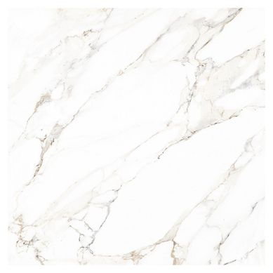 Muestra Porcelanato Calacata Blanco Liso 10x10cm