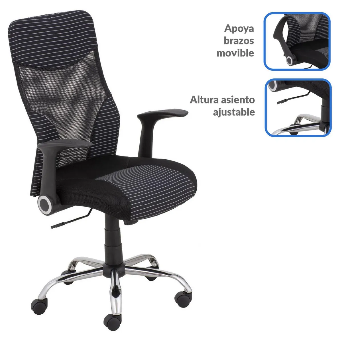 JUST HOME COLLECTION - Silla de Escritorio Capricornio