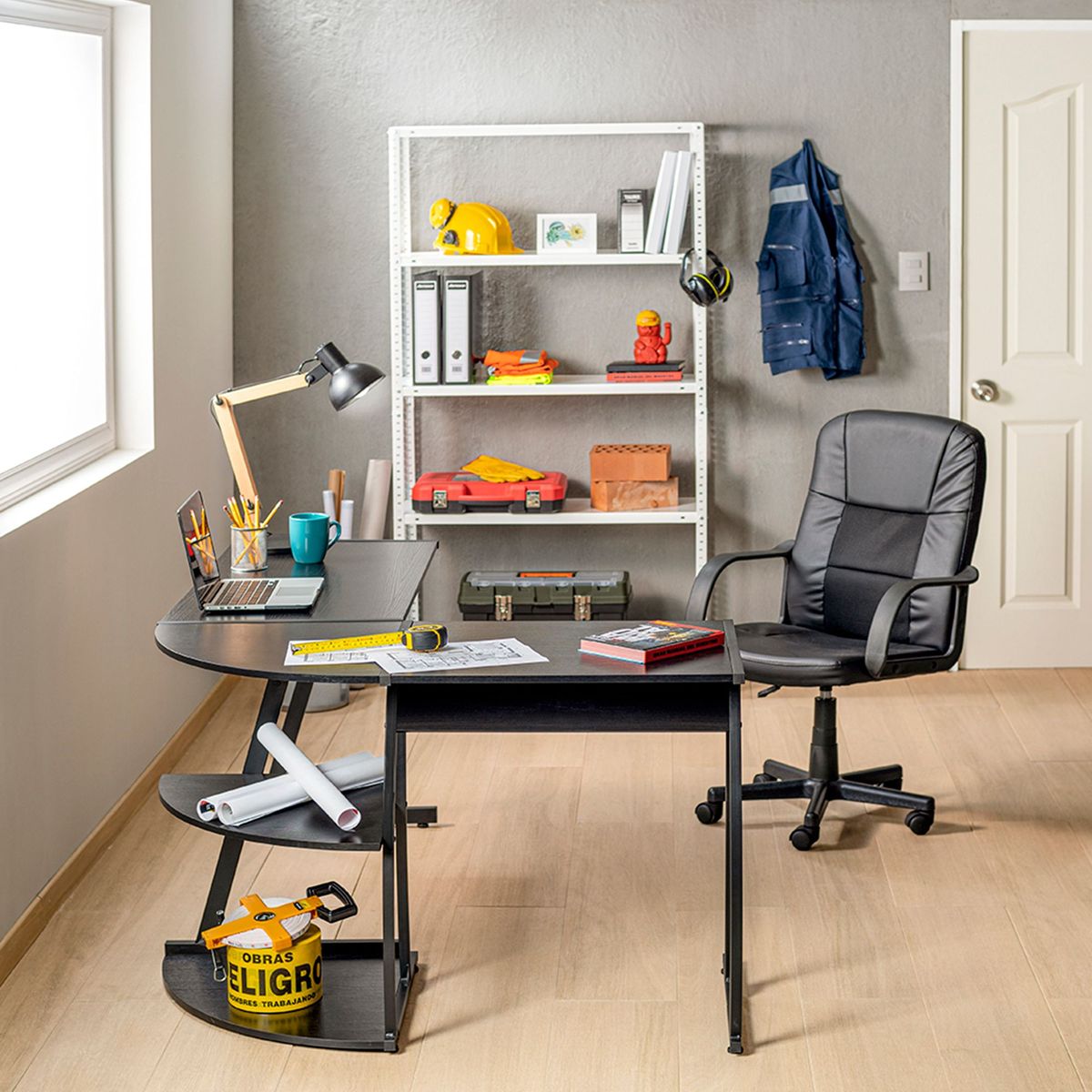 JUST HOME COLLECTION - Silla de oficina Salinas Negro