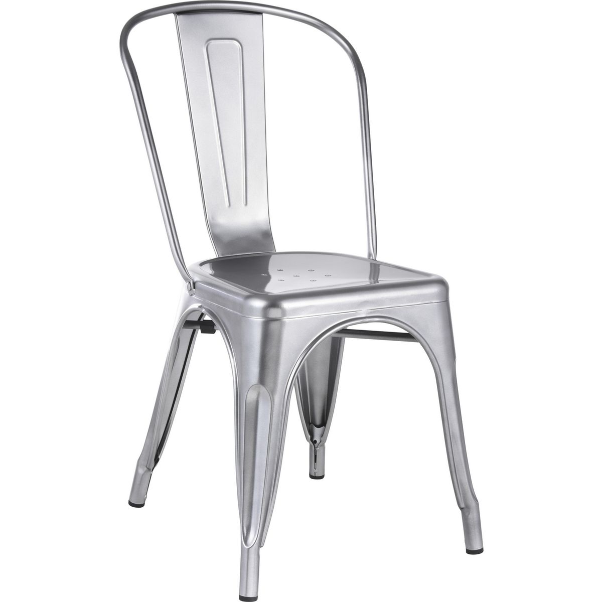 JUST HOME COLLECTION - Silla Tolix Silver 83.5x45x53 cm