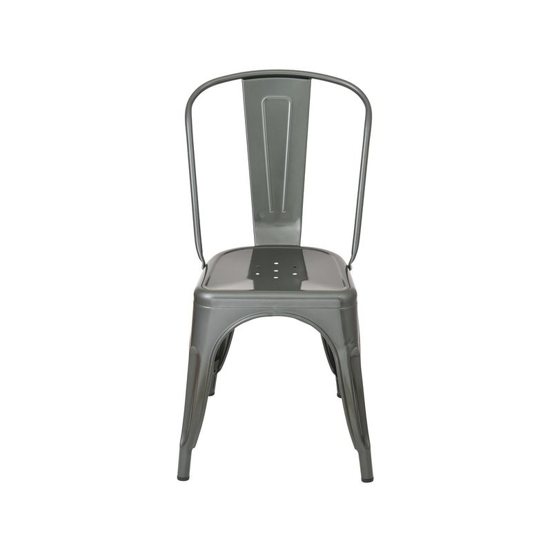  - Silla Metálica Plata   