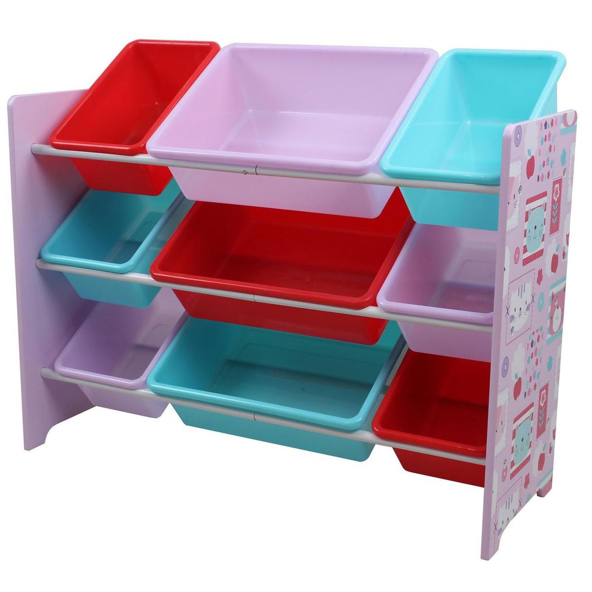 JUST HOME COLLECTION - Organizador 9 Cajas 84x30x60cm Gatitos
