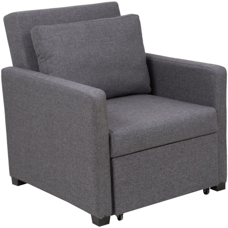 JUST HOME COLLECTION - Sofá Cama 1 Cuerpo Río Gris