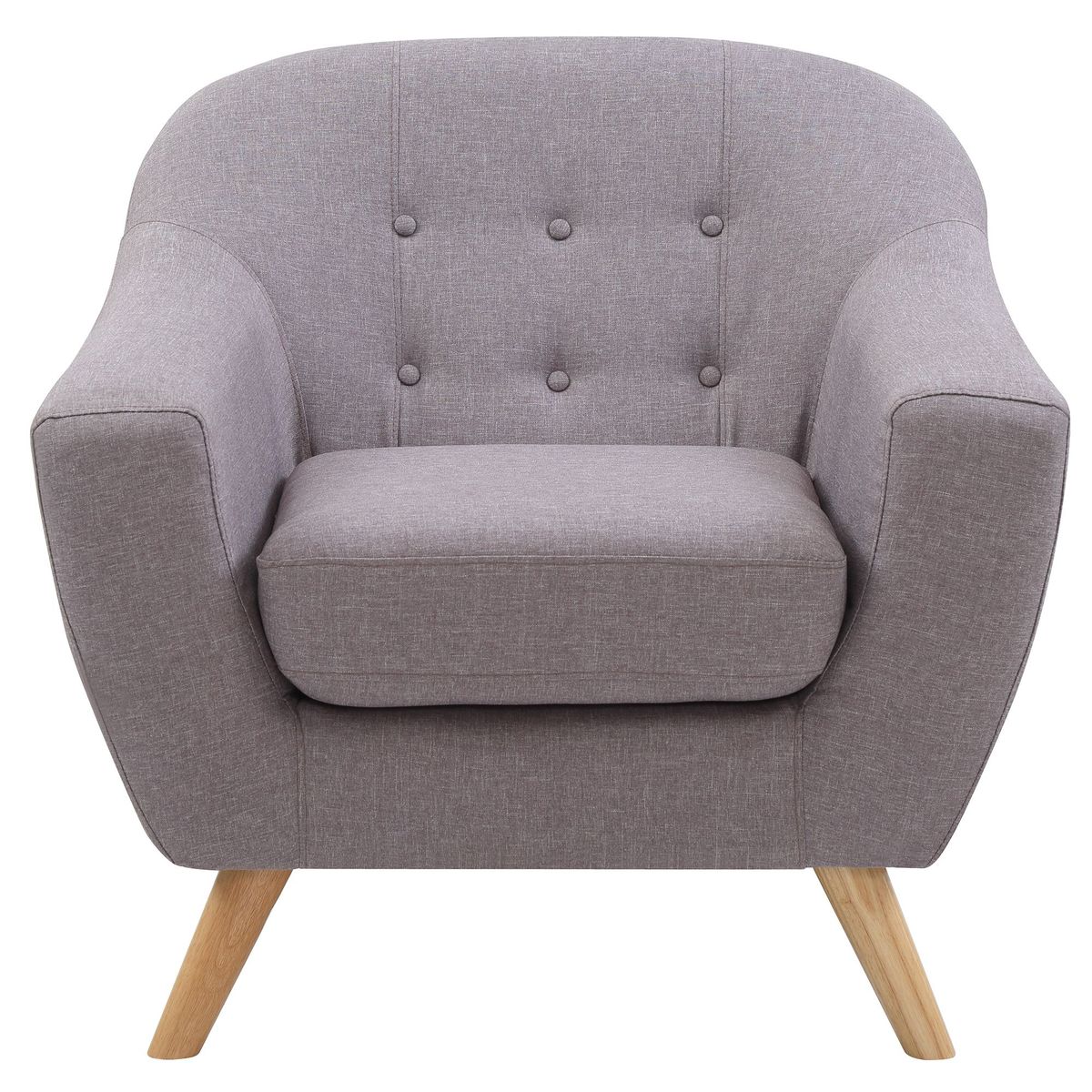 JUST HOME COLLECTION - Sillón 1 Cuerpo Jurgen Gris