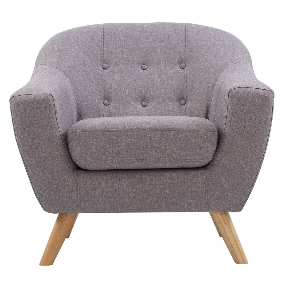 JUST HOME COLLECTION - Sillón 1 Cuerpo Jurgen Gris