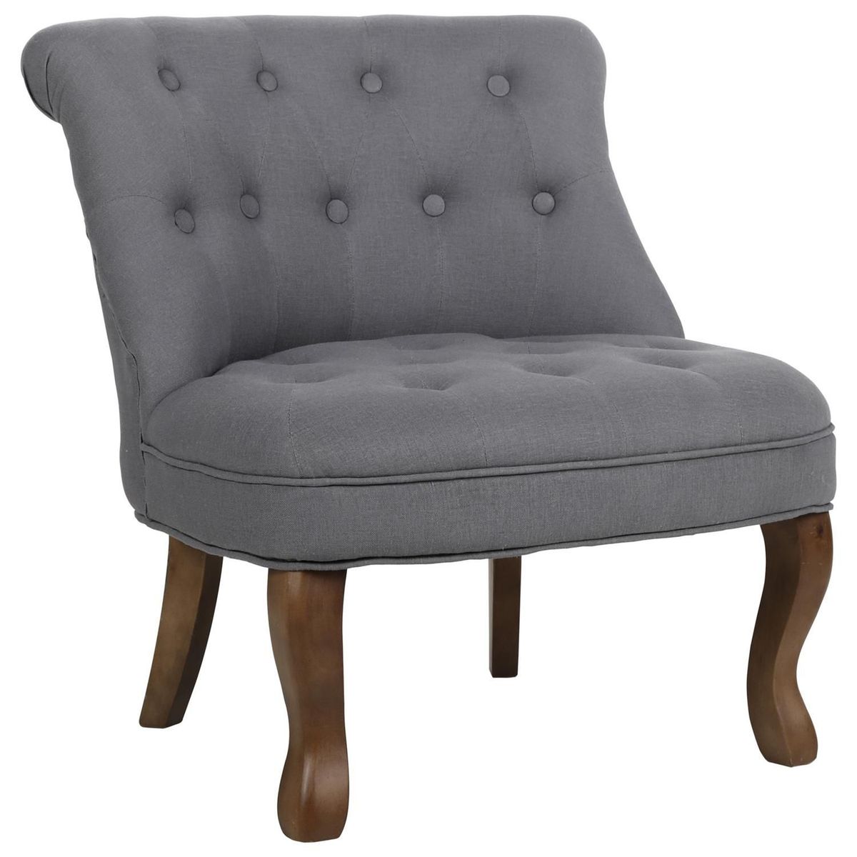 HOMY - Butaca de tela Vivaldi Gris