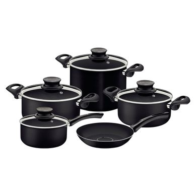 Juego de Ollas 9 Piezas Paris Negro