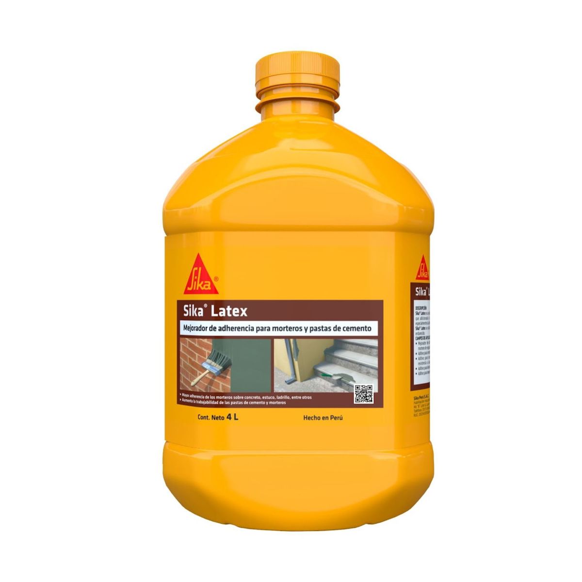 SIKA - Mejorador de Adherencia para Morteros SikaLatex 4L