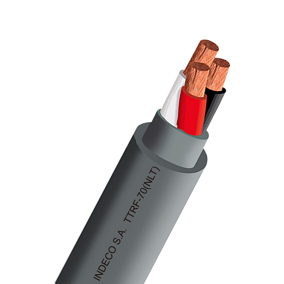 INDECO - Cable Vulcanizado 3x14 AWG 100 Metros