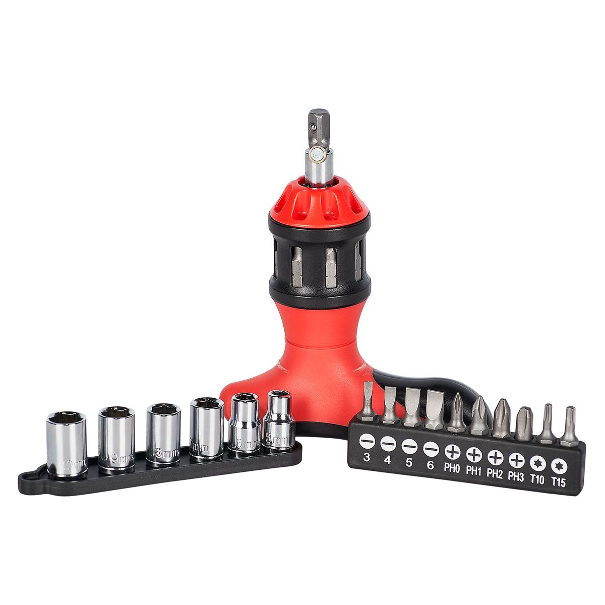 REDLINE - Desarmador Ratchet 26 Piezas