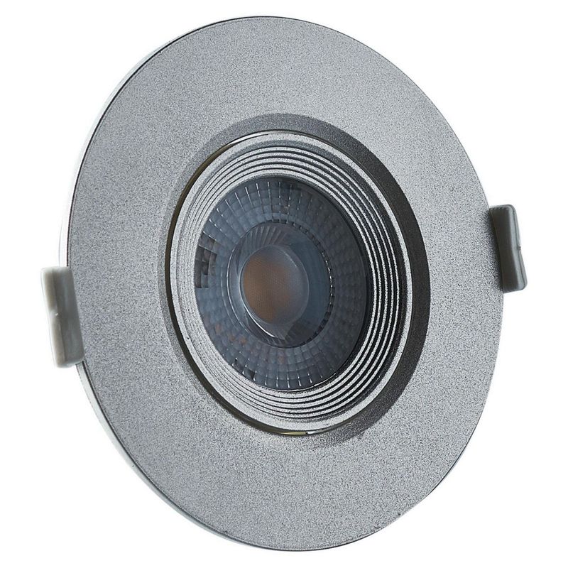 LIGHTECH - Spot Led Dirigible 7W 10.5Cm Redondo Silver Luz Cálida