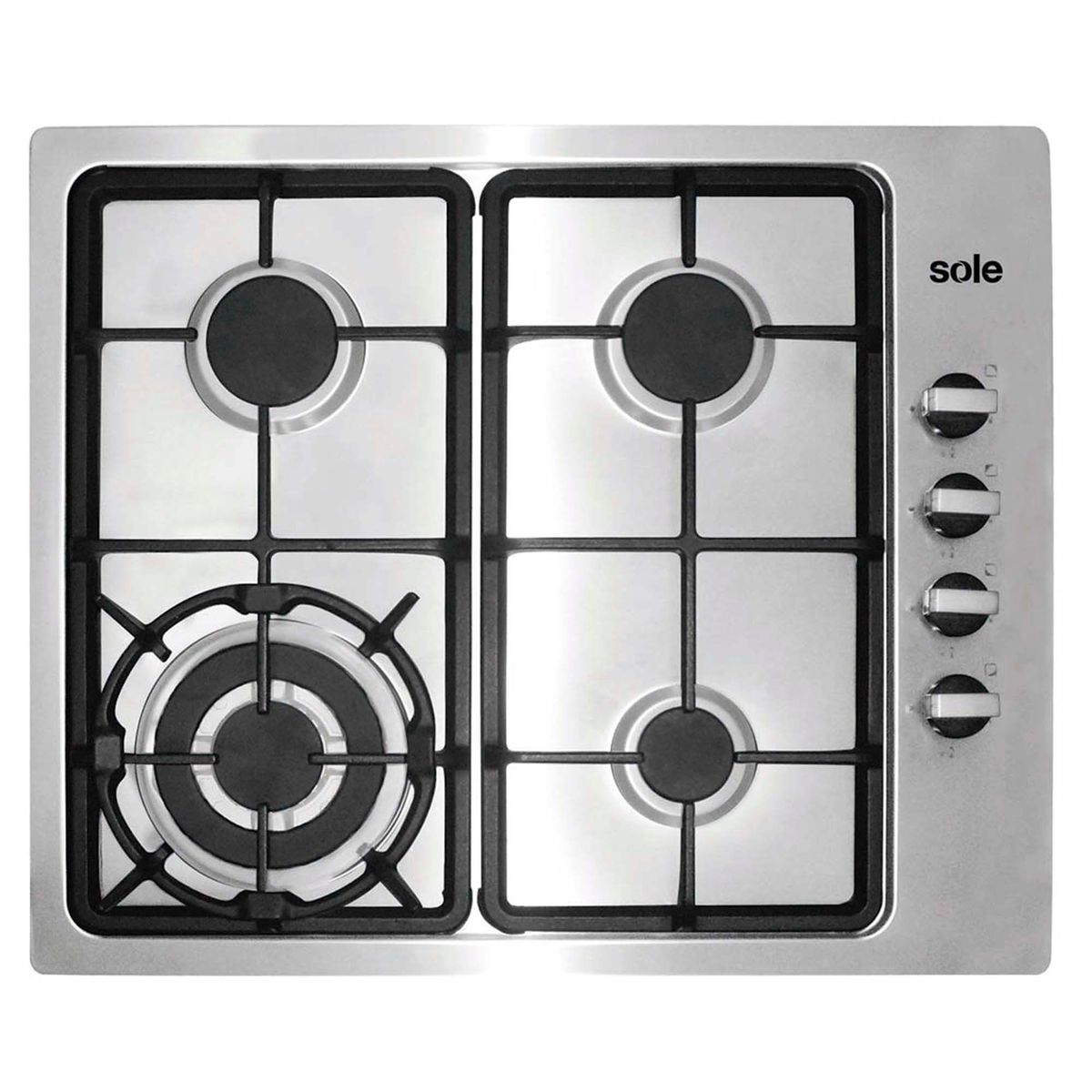 SOLE - Combo Sole Cocina Empotrable 4 Hornillas SOLCO036 + Campana Lineal 60cm TURE15CO