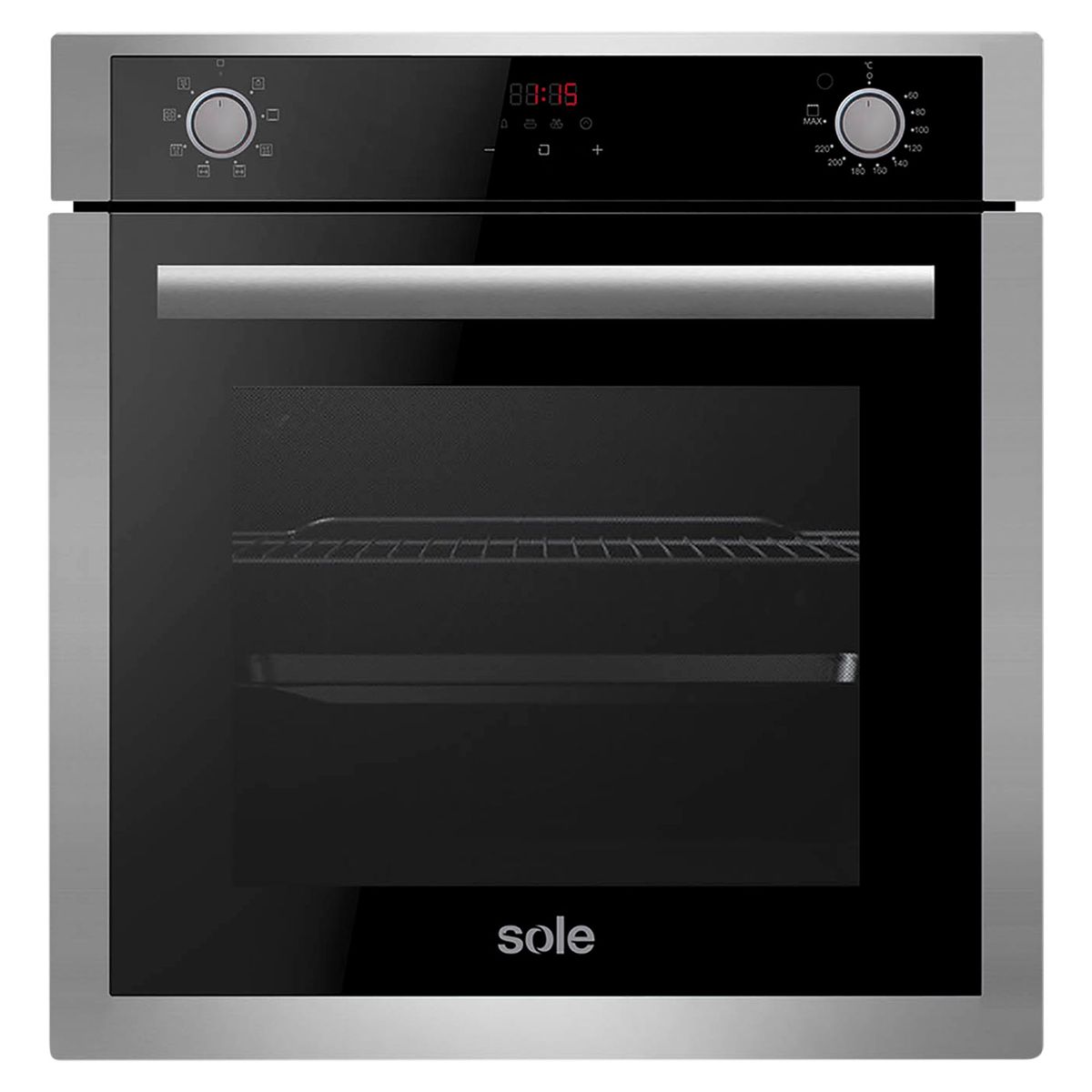 SOLE - Combo Sole Cocina Empotrable 4 Hornillas SOLCO034 + Horno Eléctrico 60cm SOLHO012