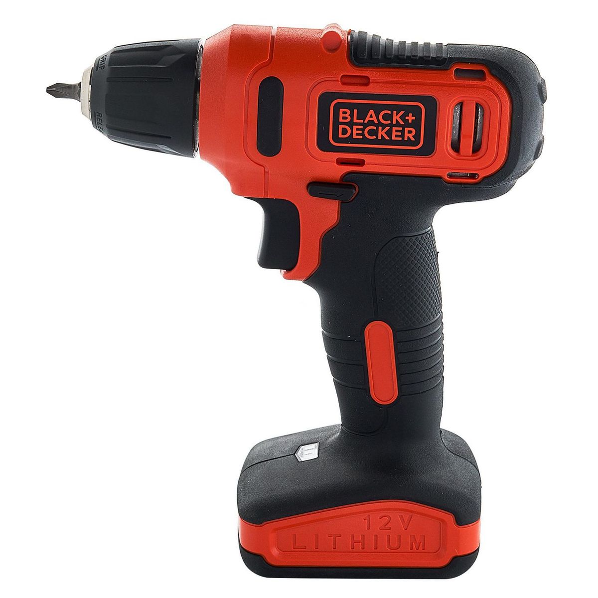 BLACK+DECKER - Taladro Atornillador Inalambrico Black+Decker 3/8" 12V + 33 Accesorios LD12SC