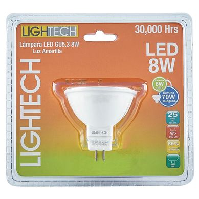 Foco Dicroico LED 8W GU5.3 Luz Calida