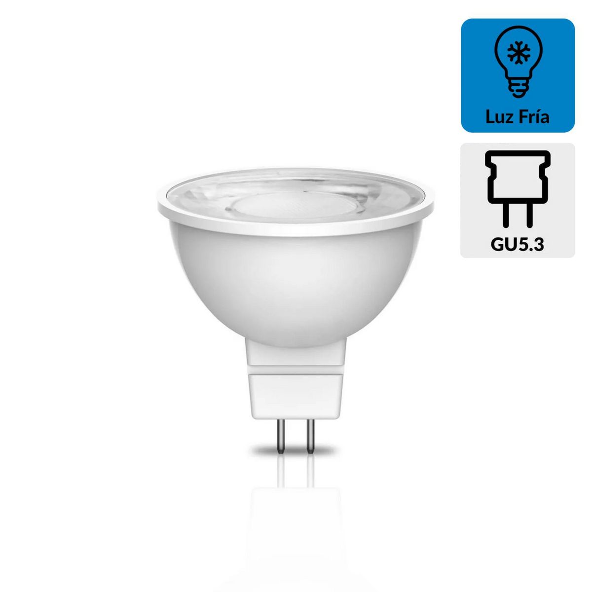 LIGHTECH - Foco Dicroico LED 8W GU5.3 Luz Blanca