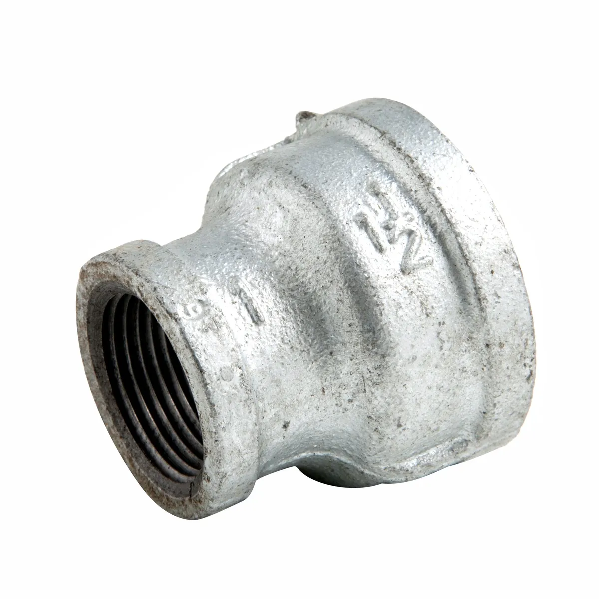  - Reducción Campana Galvanizado 1 1/2 x 1"