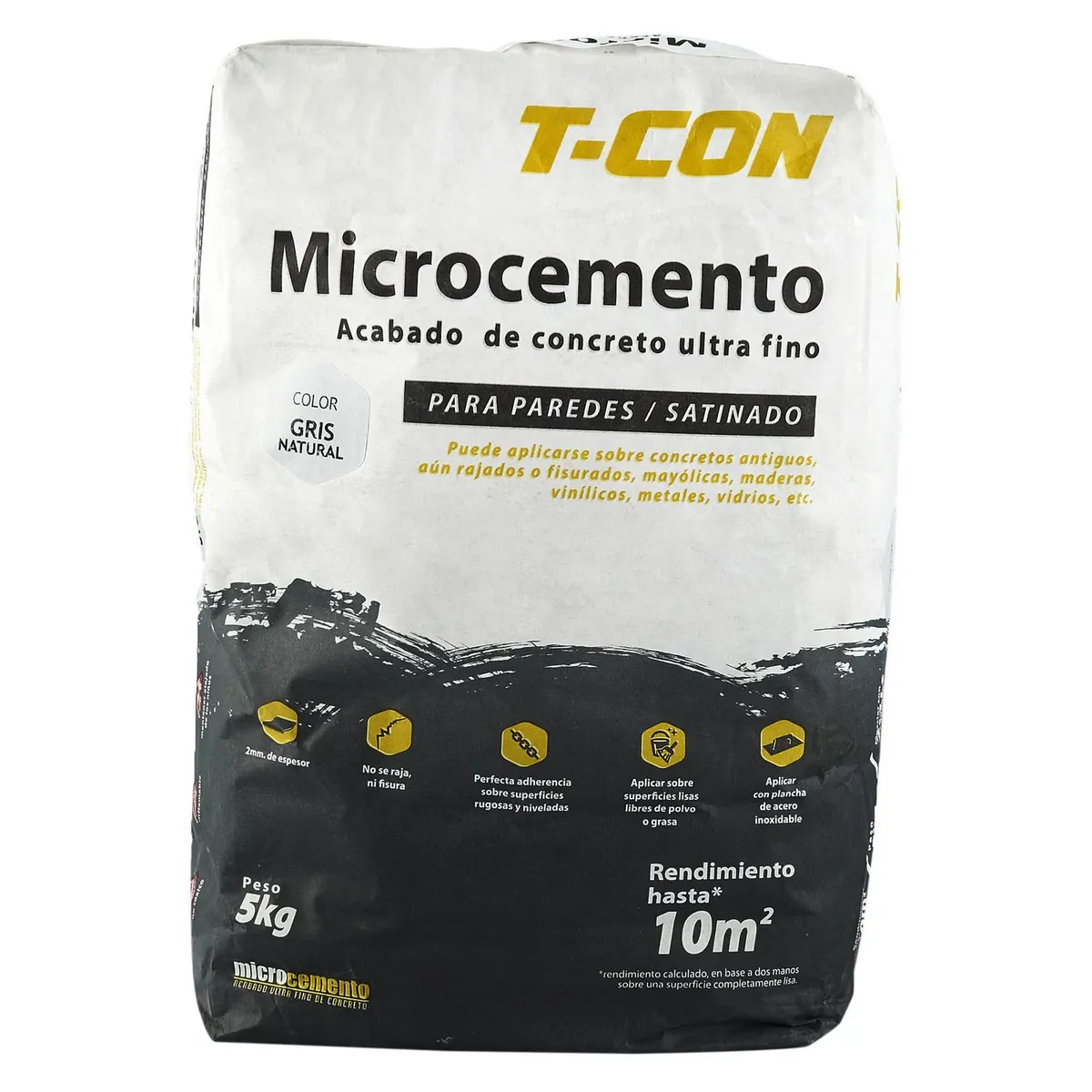 TCON - Microcemento para Pared Natural 5kg