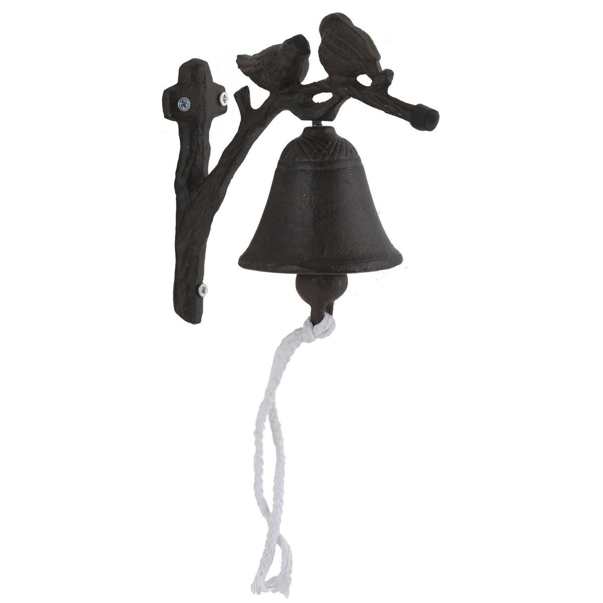 JUST HOME COLLECTION - Campana para puerta Pajaro 16x8x18