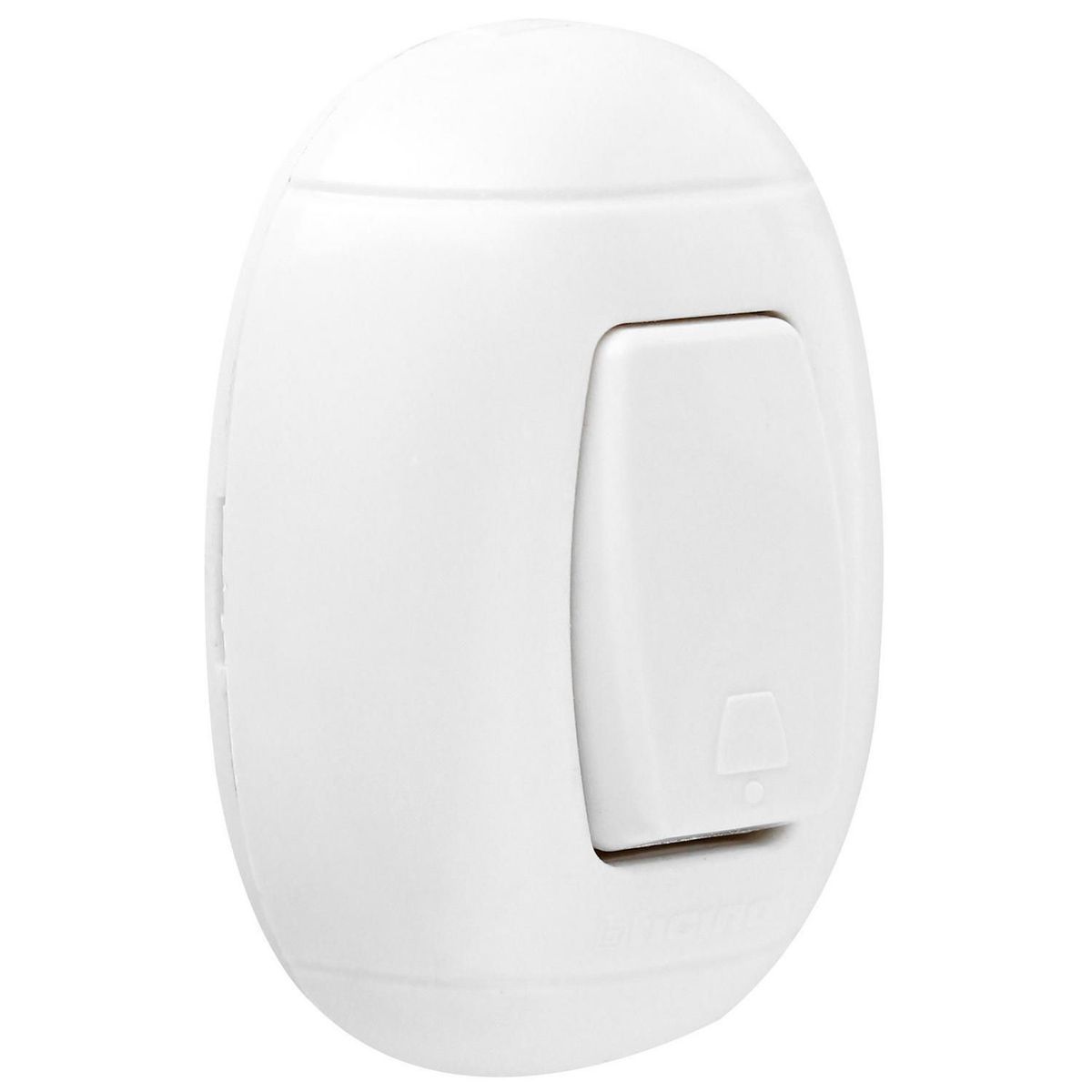 BTICINO - Pulsador Oval Blanco