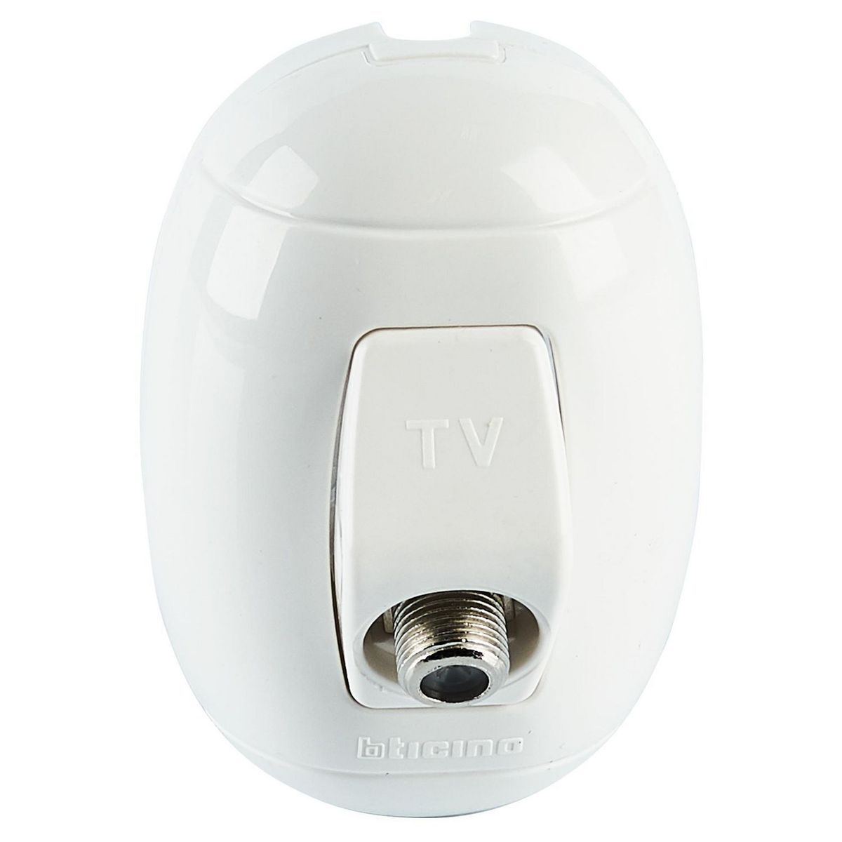 BTICINO - Toma Coaxial TV Oval Blanco