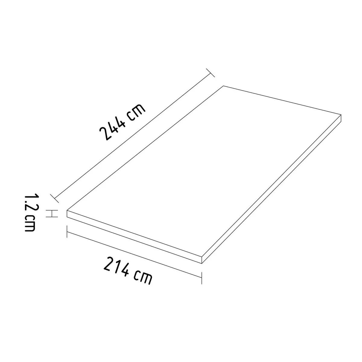  - Tablero MDF Natural 12mm 2.135x2.44m