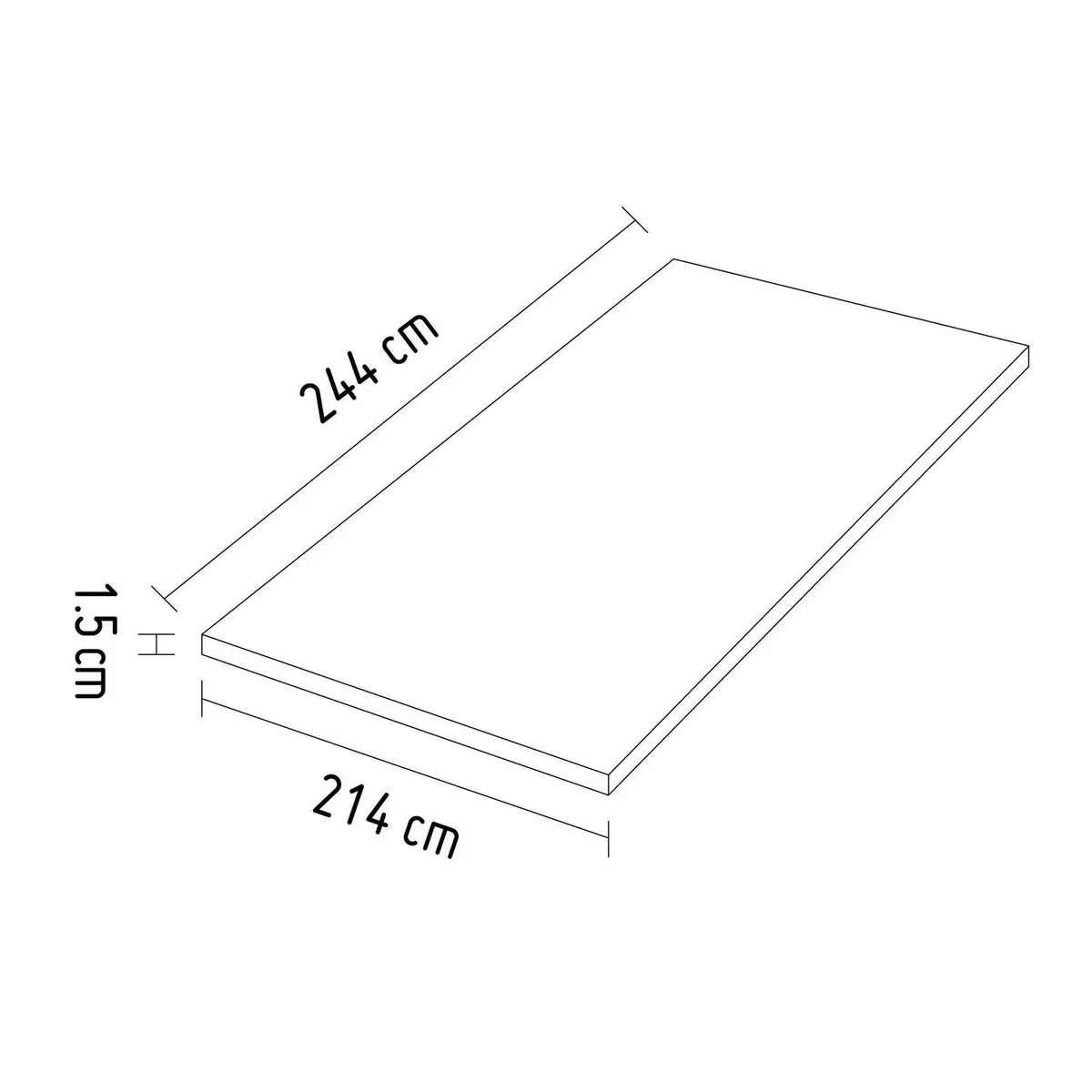  - Tablero MDF Natural 15mm 2.135x2.44m