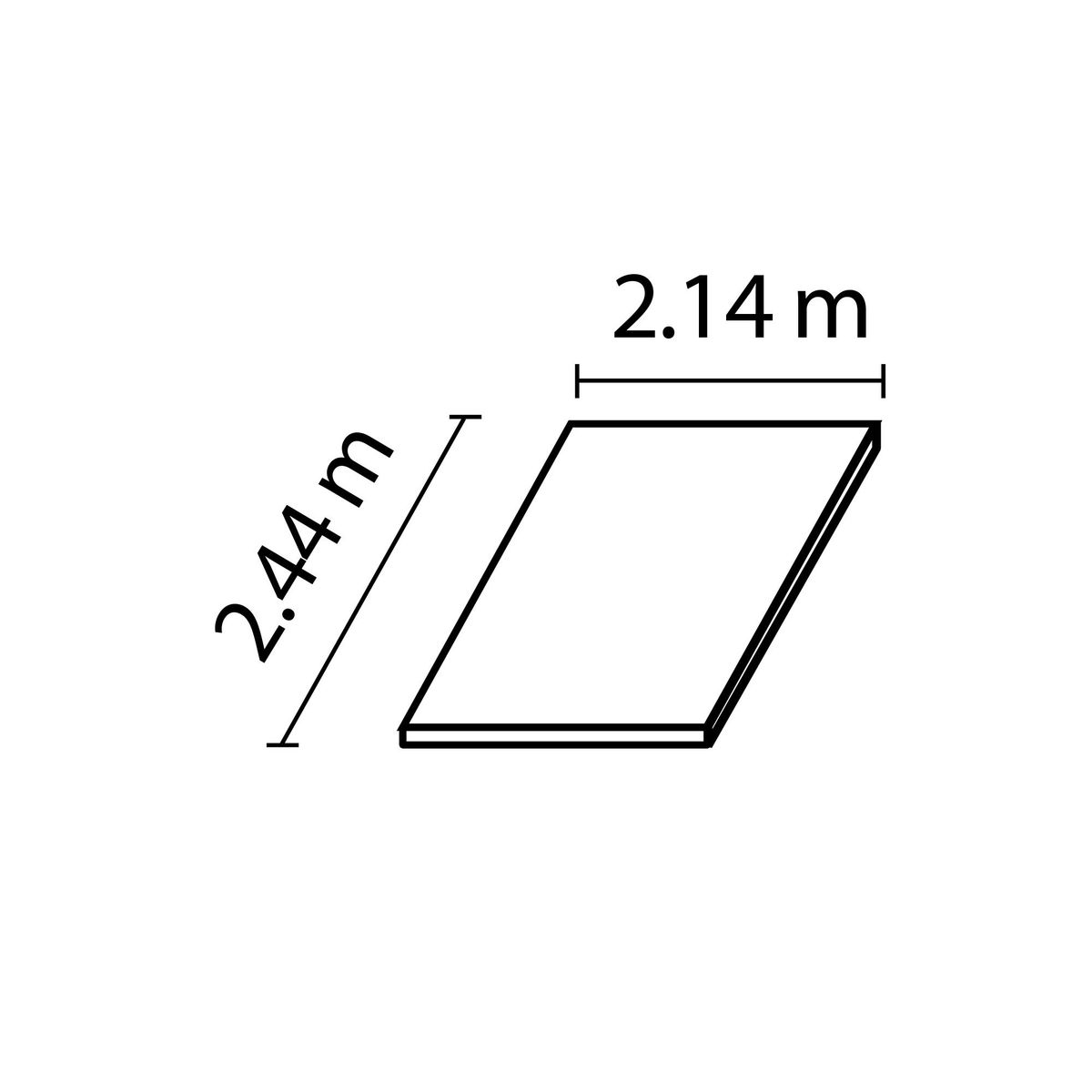 MASISA - Tablero MDF Natural 3mm 2.135x2.44m