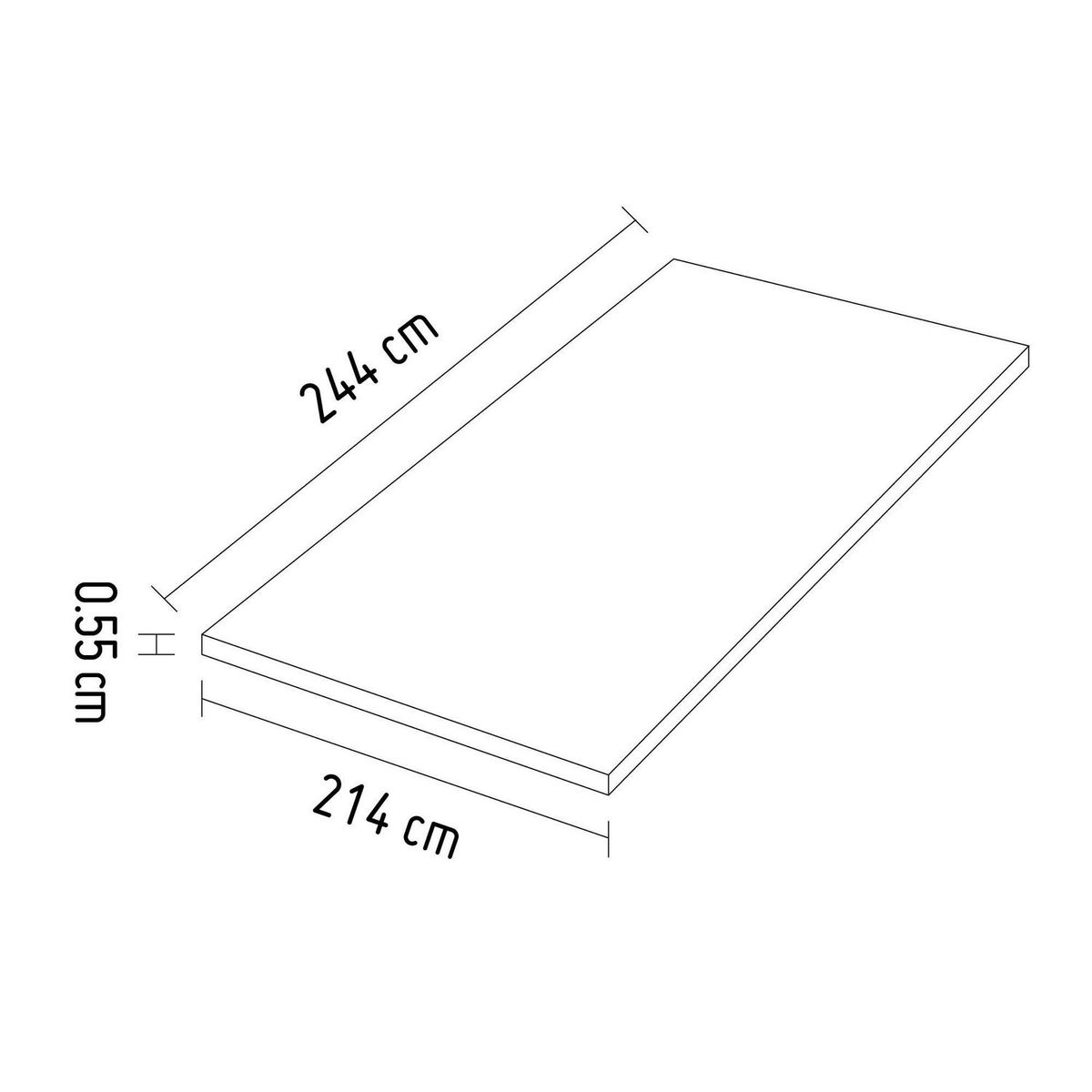 Tablero MDF Natural 5.5mm 2.135x2.44m, marca MASISA - Foto 2
