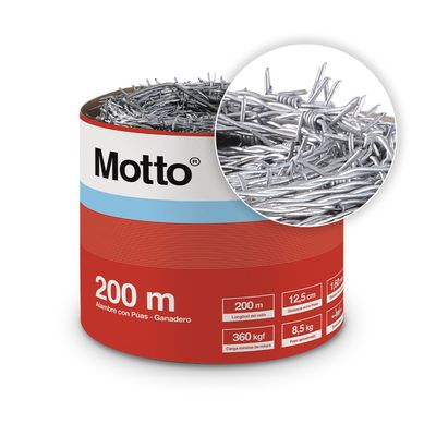 Alambre Pa Motto 200m + Grapa Motto 1/4kg