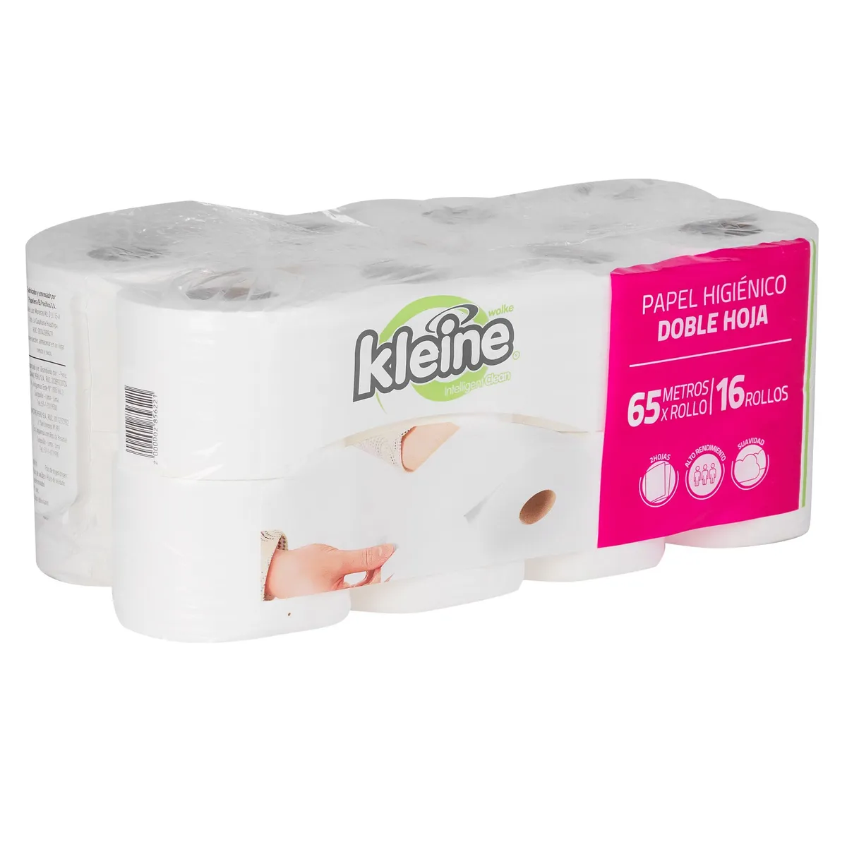 KLEINE WOLKE - Papel Higiénico Doble Hoja Kleine X16 Rollos 65M