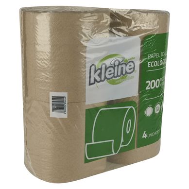 Papel Toalla Marrn 200mt 4 Unidades