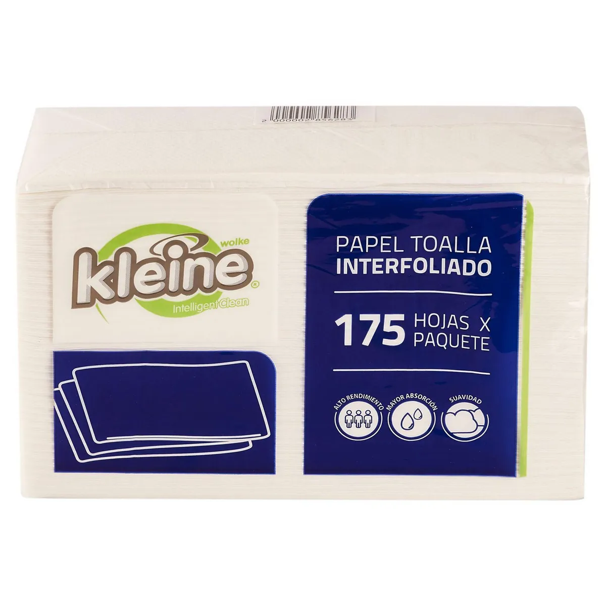 KLEINE WOLKE - Papel Toalla Interfoleado 4 Paquetes 175 Hojas
