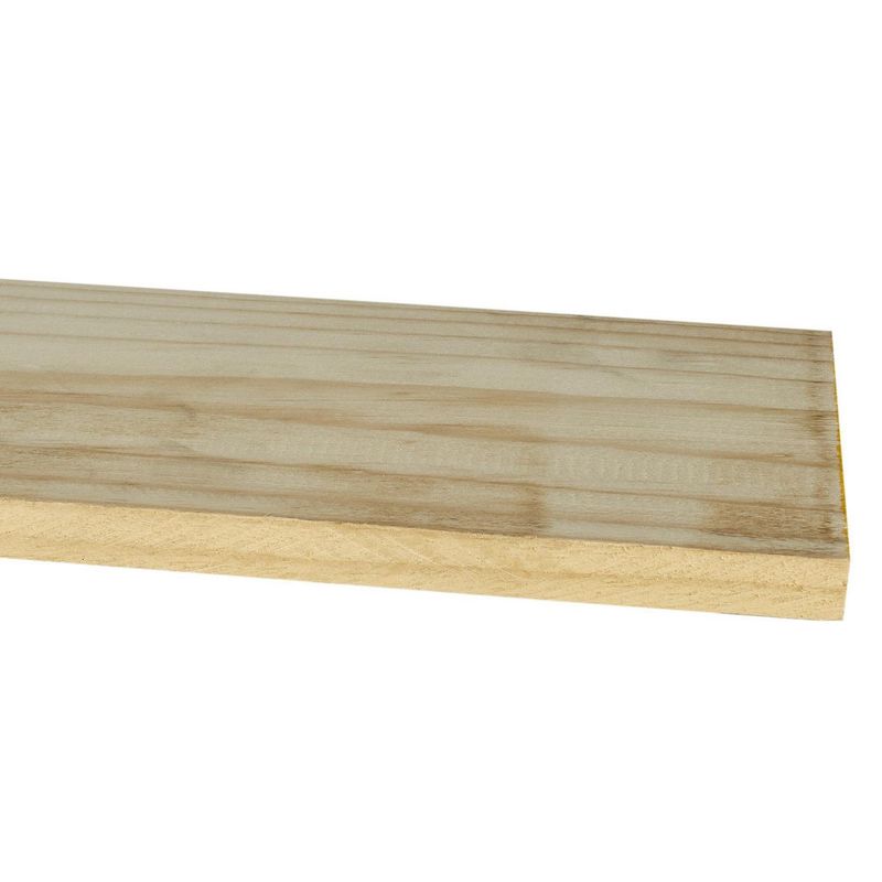 MADERERA ANDINA - Tabla de Madera Pino Radiata 1''x6''x10.5 pies