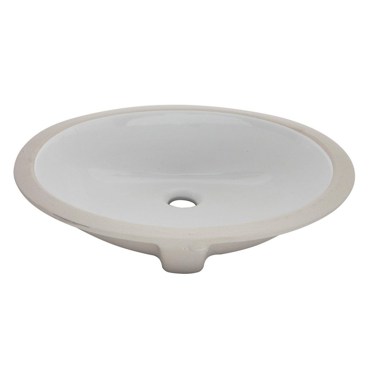 TREBOL - Lavamanos para Empotrar A Mueble Trebol Ovalin Mimbell Blanco