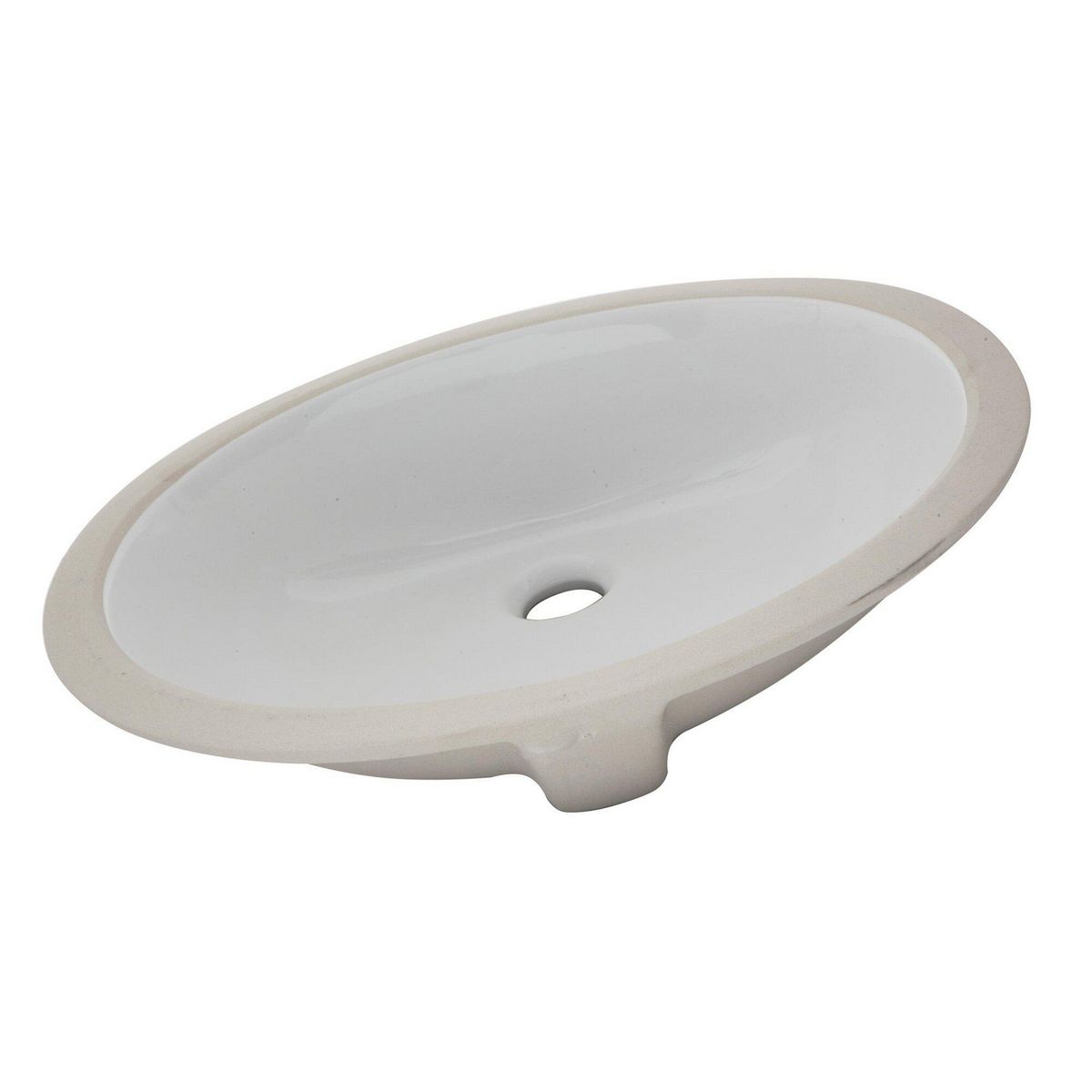 TREBOL - Lavamanos para Empotrar A Mueble Trebol Ovalin Mimbell Blanco