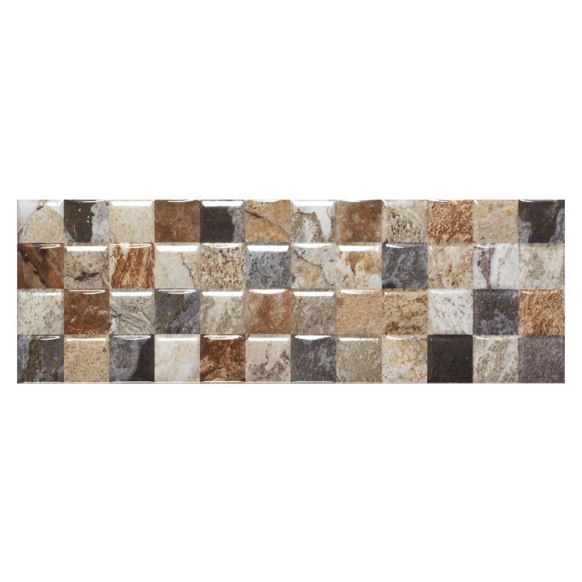 INTERMATEX - Revestimiendo Dama Multicolor 15x45cm - Venta por unidad