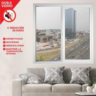 Ventana PVC Termopanel Klassic 120x120cm