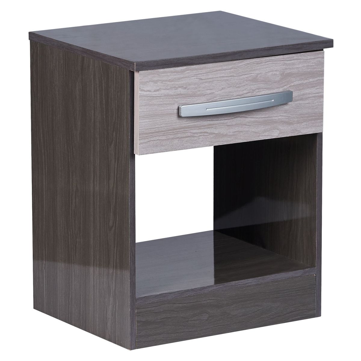 GENIALFLEX - Ropero 4 puertas 2 cajones + Cómoda 4 cajones + Velador 1 cajón