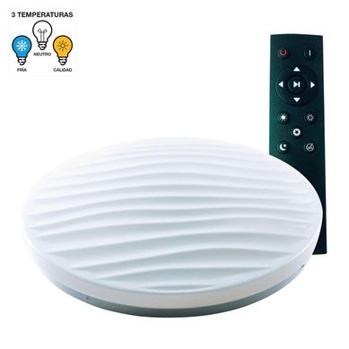 Plafn 3 Luces Ondeado 36W
