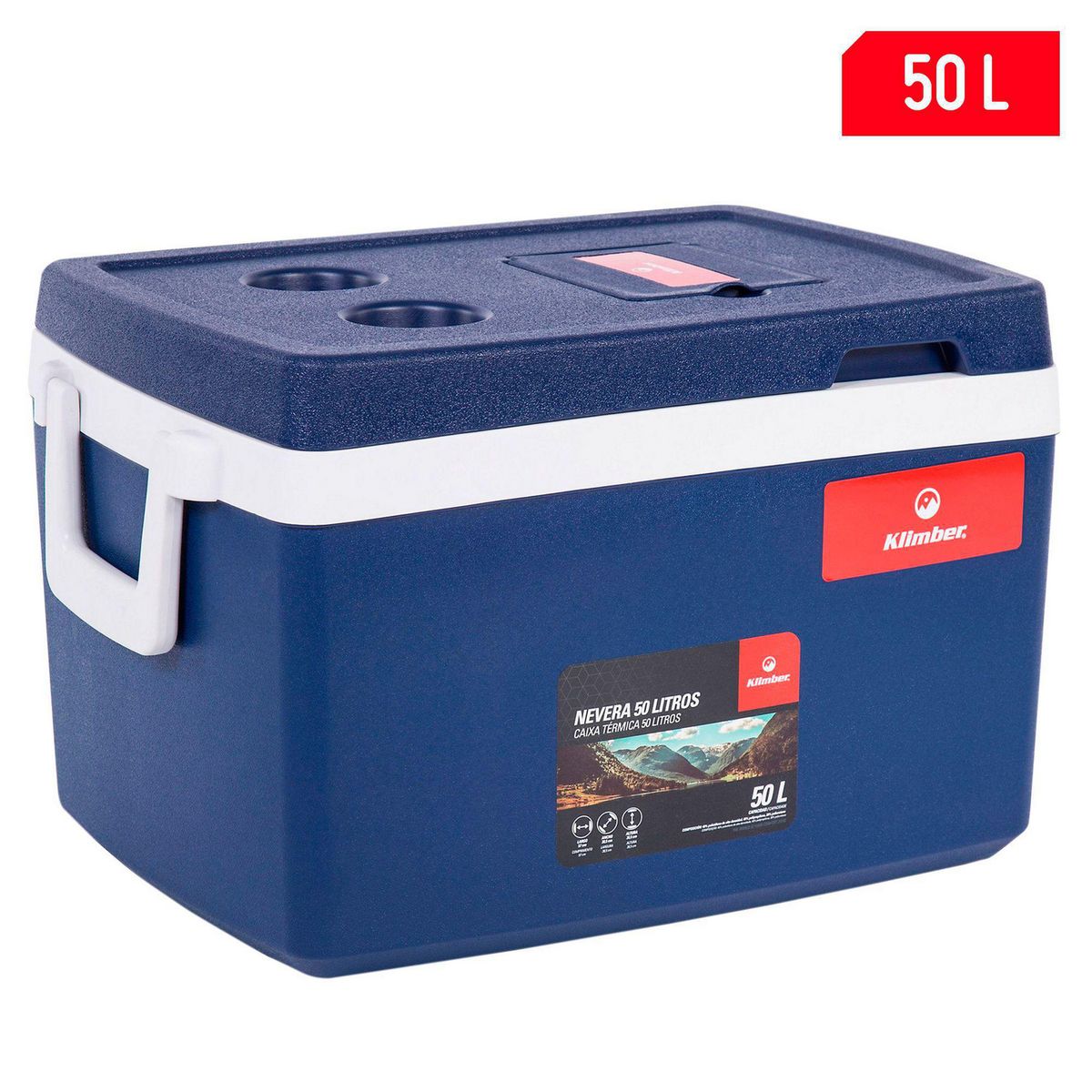 KLIMBER - Cooler Klimber Azul 50 Litros
