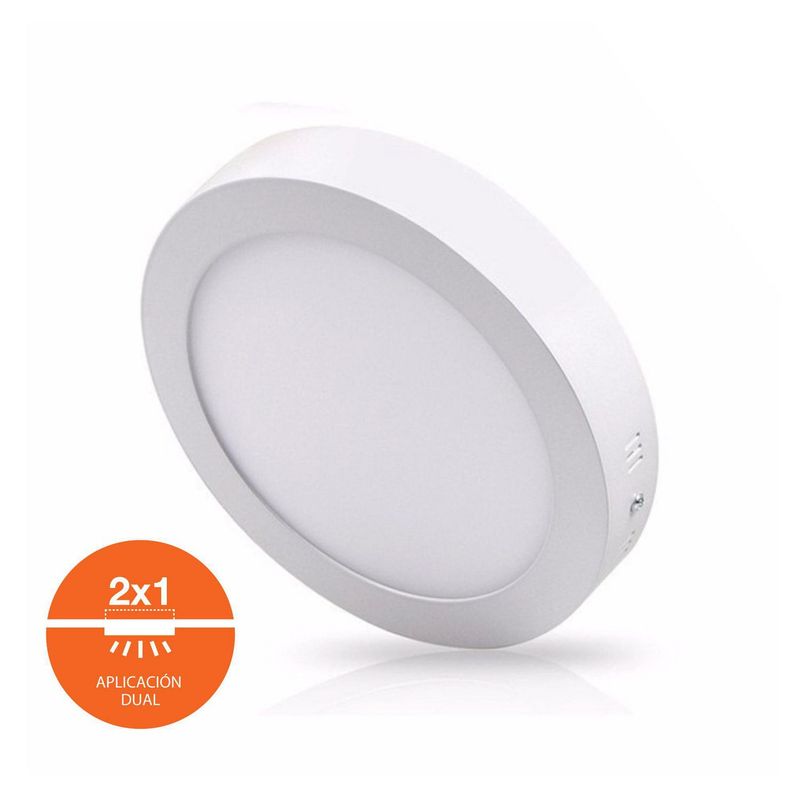 LEDVANCE - Downlight LED 2 en 1 Redondo 15w Luz Cálida