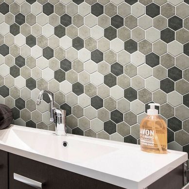 Mosaico de Vidrio Panal 30x26cm