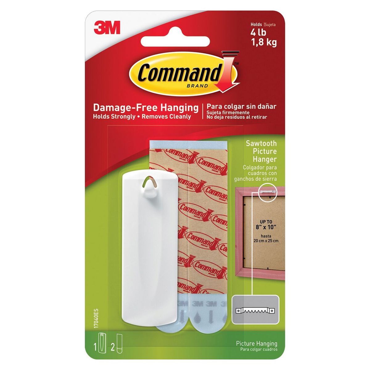 3M - Colgador Command 3M de Cuadros con Gancho Variados