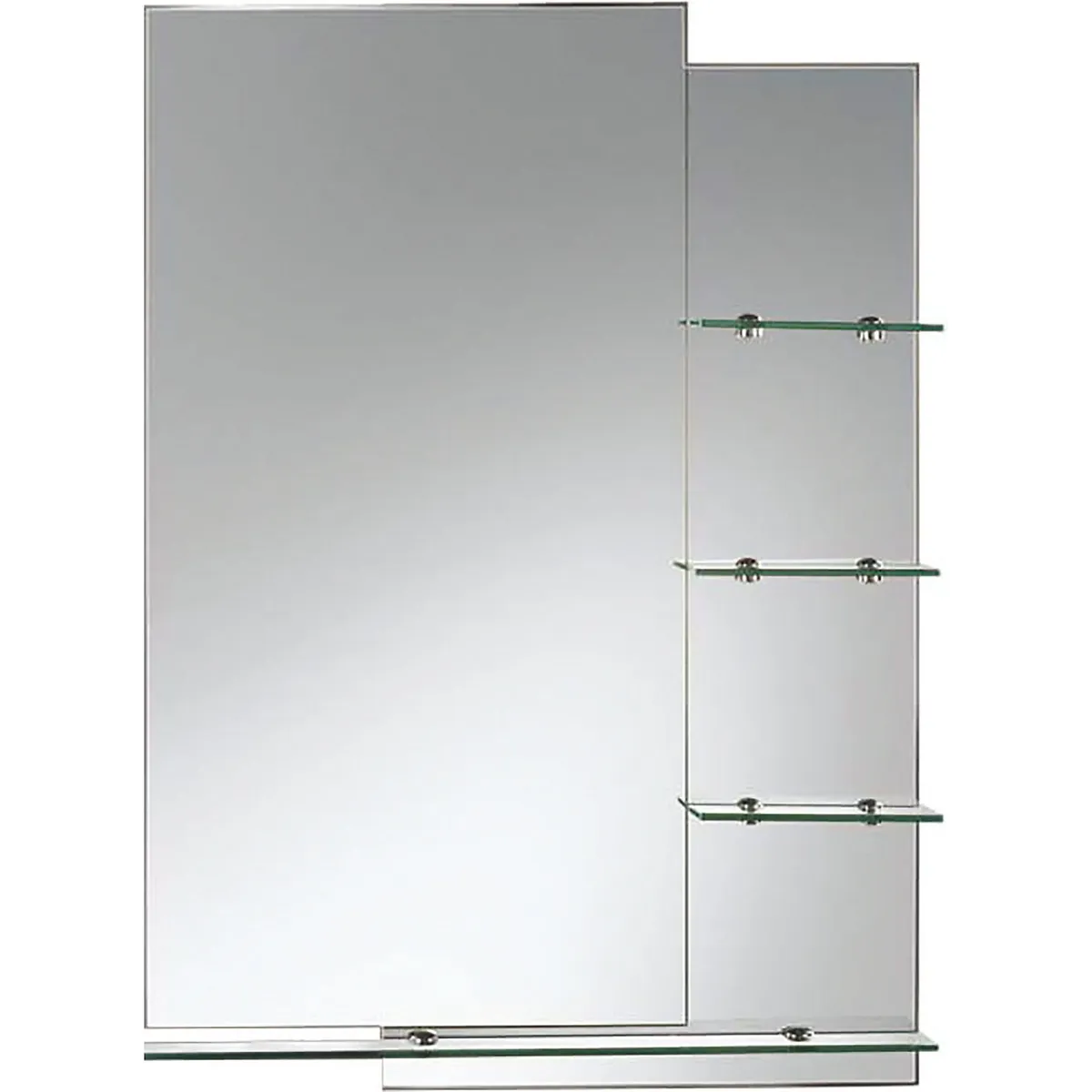 SENSI DACQUA -  Baño Forma Rectangular 50x70 cm Plateado YJ-193AF