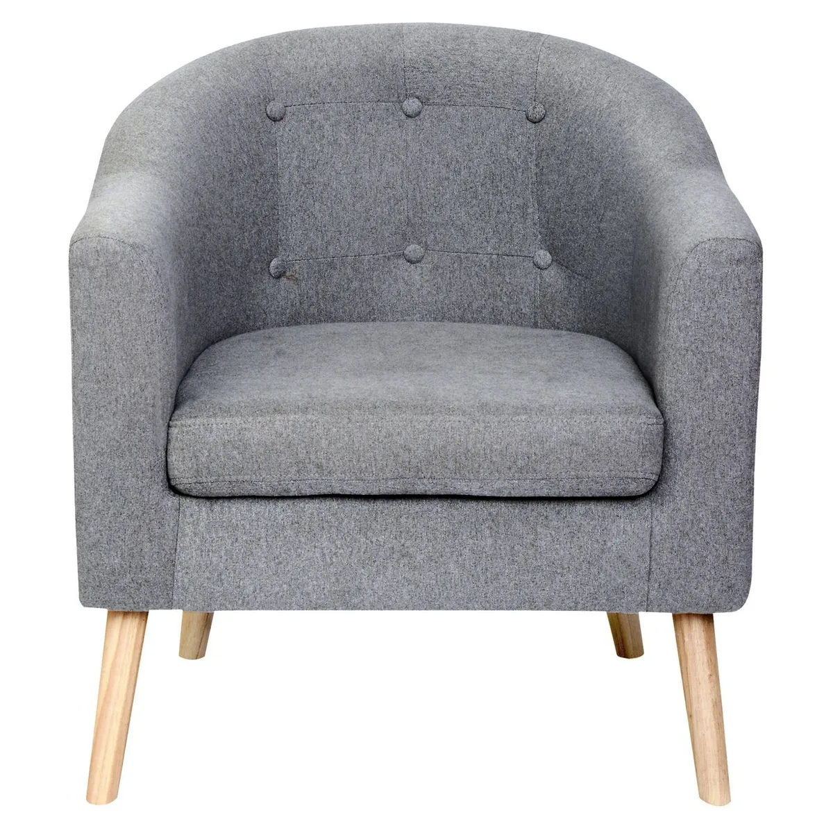 JUST HOME COLLECTION - Sillón 1 Cuerpo Lucia Gris