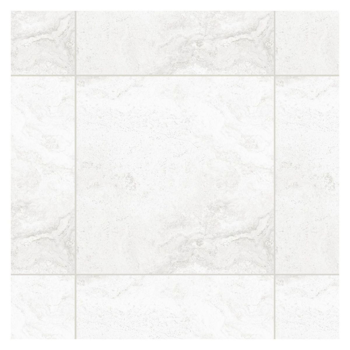 HOLZTEK - Porcelanato Gris Marmolizado 60X60cm 1.44m2 Bari