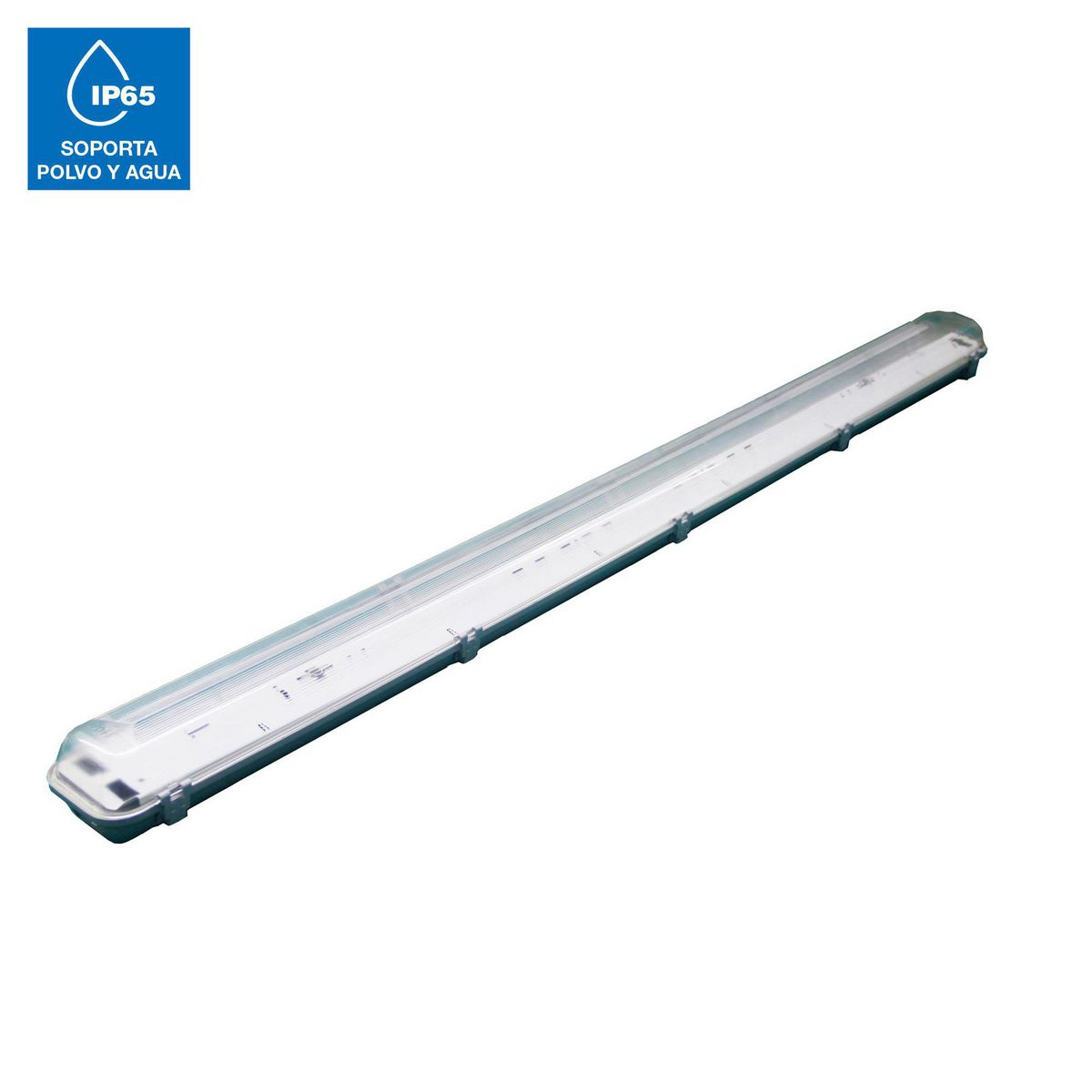 PHILIPS - Hermético para 2 tubos Led T8 120 Cm
