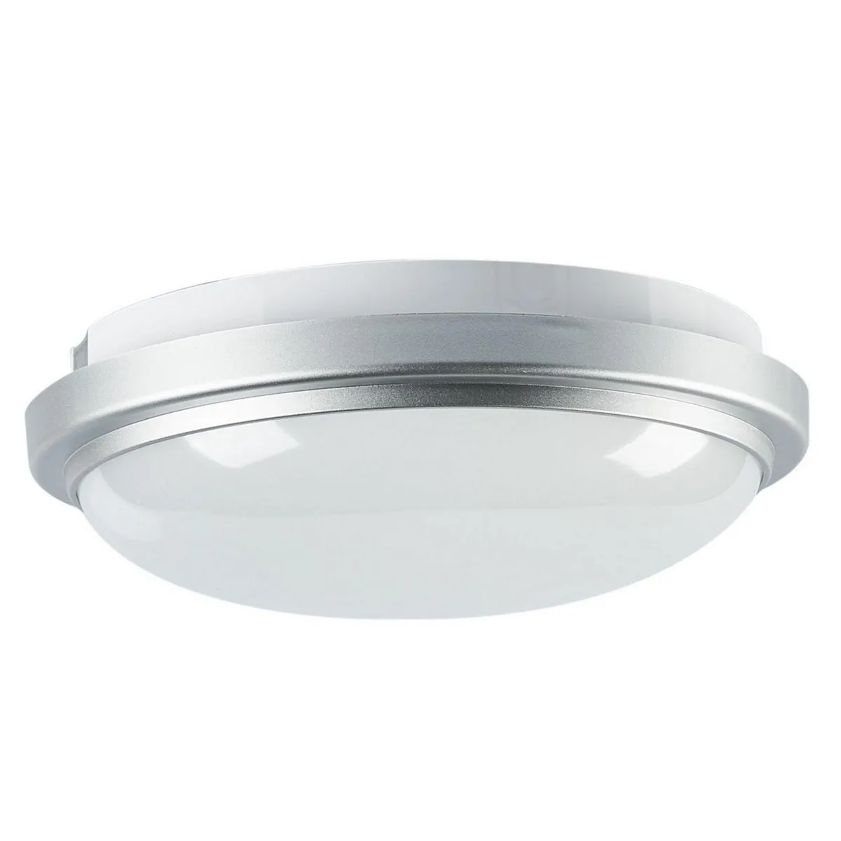 LIGHTECH - Plafón LED Aro 20W 22cm IP65 Silver Luz Blanca