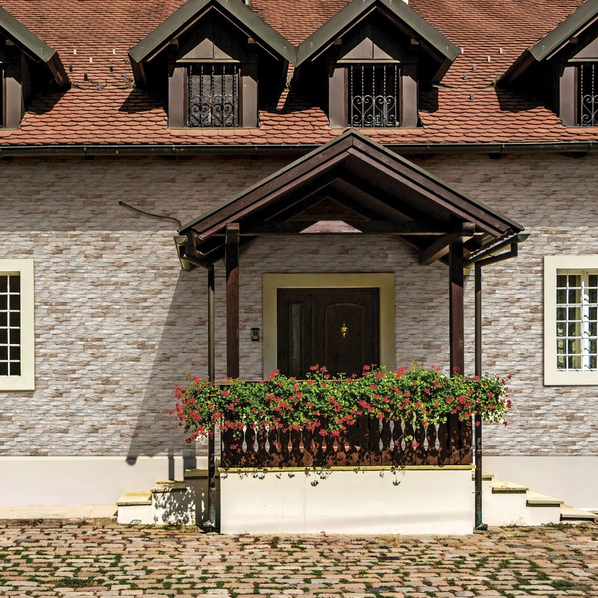 TITANIUM - Porcelanato Alto Relieve Beige Rústico 30x60 cm